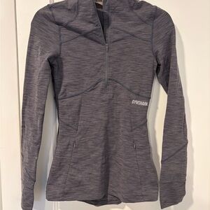 Gymshark Women's Charcoal Half Zip
